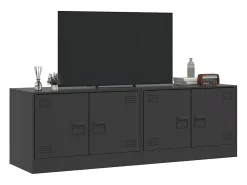 Móvel De Tv* Móveis de TV 2 pcs 67x39x44 cm aço PT691958 Preto