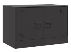 Móvel De Tv* Móveis de TV 2 pcs 67x39x44 cm aço PT691958 Preto