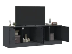 Móvel De Tv* Móveis de TV 2 pcs 67x39x44 cm aço antracite PT811892 Cinza antracite