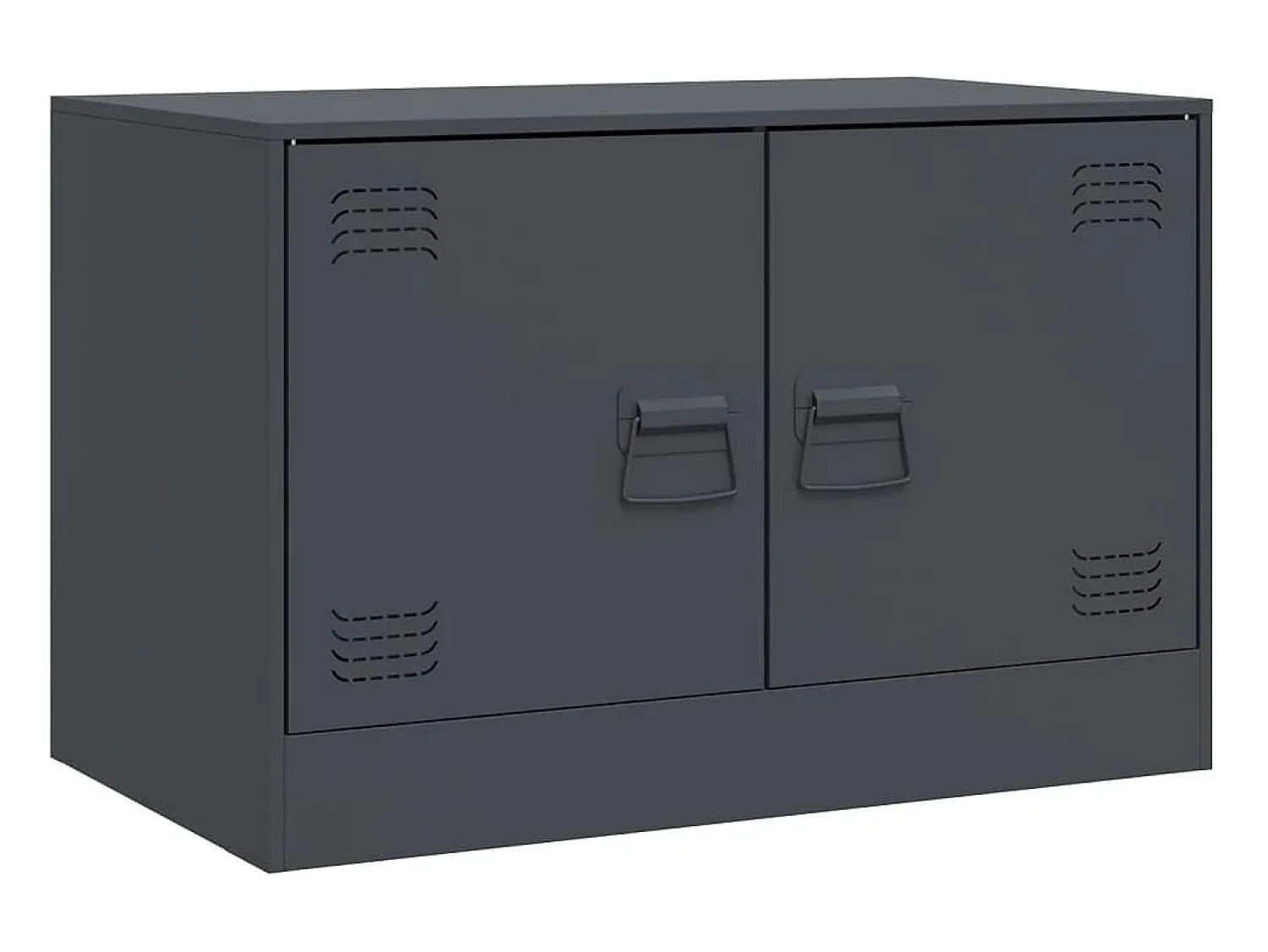 Móvel De Tv* Móveis de TV 2 pcs 67x39x44 cm aço antracite PT811892 Cinza antracite