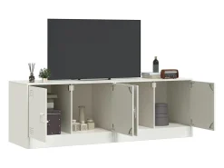 Best Móveis de TV 2 pcs 67x39x44 cm aço PT782062 Branco