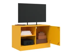 Móvel De Tv* Móveis de TV 2 pcs 67x39x44 cm aço mostarda PT626829 Amarelo