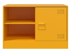 Móvel De Tv* Móveis de TV 2 pcs 67x39x44 cm aço mostarda PT626829 Amarelo