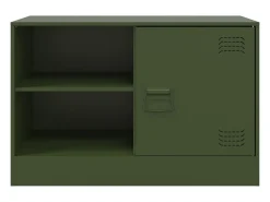 Móvel De Tv* Móveis de TV 2 pcs 67x39x44 cm aço azeitona PT480139 Verde