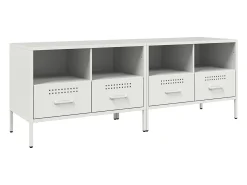 Móvel De Tv| Móveis de TV 2 pcs 68x39x50,5 cm aço PT969484 Branco