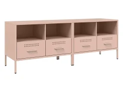 Móvel De Tv| Móveis de TV 2 pcs 68x39x50,5 cm aço PT456797 Rosa