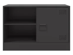 Móvel De Tv| Móveis de TV 2 pcs 67x39x44 cm aço PT487127 Preto
