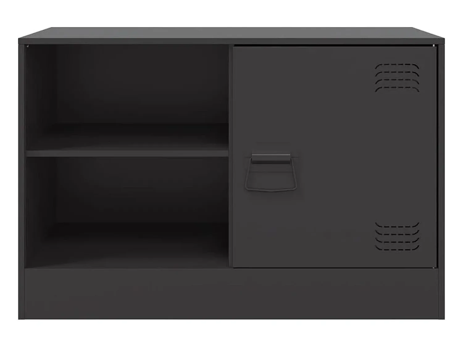Móvel De Tv| Móveis de TV 2 pcs 67x39x44 cm aço PT487127 Preto