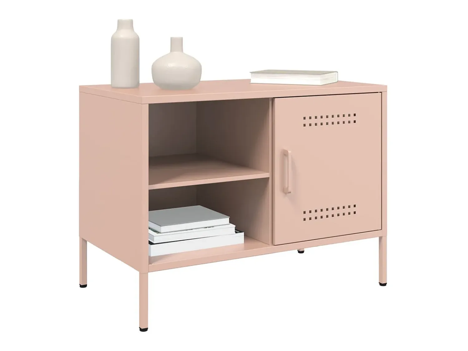 Móvel De Tv* Móveis de TV 2 pcs 68x39x50,5 cm aço PT994647 Rosa