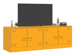 Clearance Móveis de TV 2 pcs 67x39x44 cm aço mostarda PT574536 Amarelo