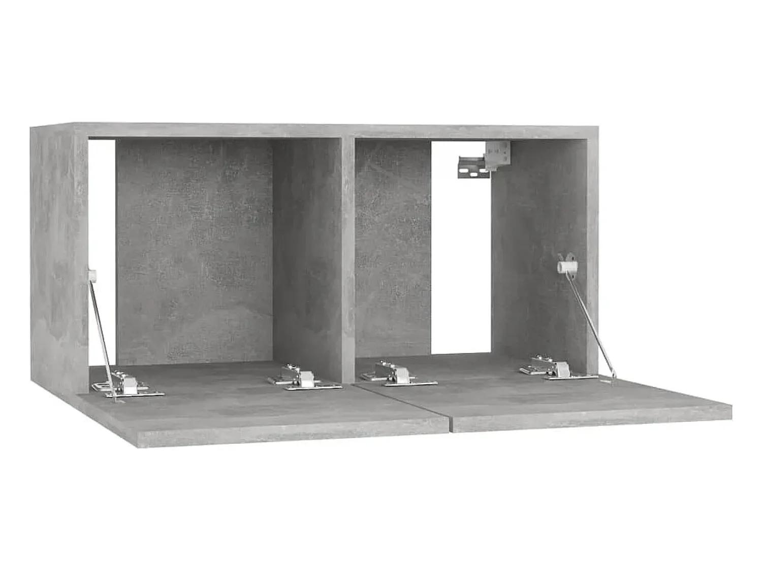 Móvel De Tv| Móveis de TV 4 pcs 60x30x30 cm contraplacado cimento PT498774 Cinzento
