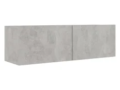 Sale Móveis de TV 4 pcs 100x30x30 cm contraplacado cimento PT422382 Cinzento