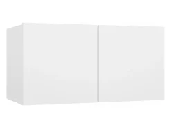 Móvel De Tv* Móveis de TV 4 pcs 60x30x30 cm contraplacado PT257213 Branco