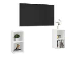 Móveis de TV 2 pcs 72x35x36,5 cm derivados de madeira PT149320^ Móvel De Tv