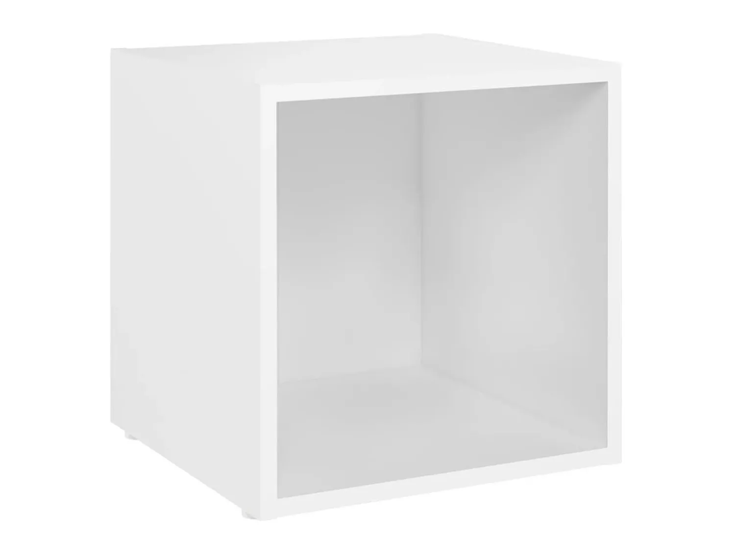 Móvel De Tv* Móveis de TV 2 pcs 37x35x37 cm derivados de madeira PT361911 Branco