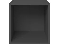 Discount Móveis de TV 2 pcs 37x35x37 cm derivados de madeira PT888284 Cinzento