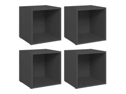 Móveis de TV 4 pcs 37x35x37 cm derivados de madeira PT920636^ Móvel De Tv