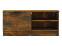 Móvel De Tv| Móveis de TV 2 pcs 80x35x36,5 cm madeira proc. carvalho fumado PT918718 Castanho