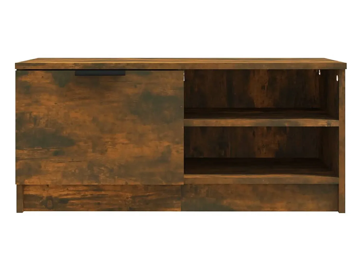 Móvel De Tv| Móveis de TV 2 pcs 80x35x36,5 cm madeira proc. carvalho fumado PT918718 Castanho