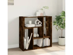 Clearance Móveis de TV 2 pcs 75x30x50cm derivados madeira carvalho fumado PT991628 Castanho