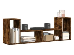 Clearance Móveis de TV 2 pcs 75x30x50cm derivados madeira carvalho fumado PT991628 Castanho