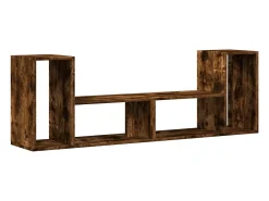 Clearance Móveis de TV 2 pcs 75x30x50cm derivados madeira carvalho fumado PT991628 Castanho