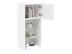 Móveis de TV com luzes LED 2 pcs 40,5x30x90 cm PT208783^ Móvel De Tv