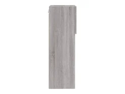 Móvel De Tv|vidaxl Móveis de TV com luzes LED 2 pcs 40,5x30x90 cm sonoma Cinzento