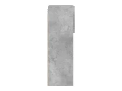 Móvel De Tv|vidaxl Móveis de TV com luzes LED 2 pcs 40,5x30x90 cm cimento Cinzento