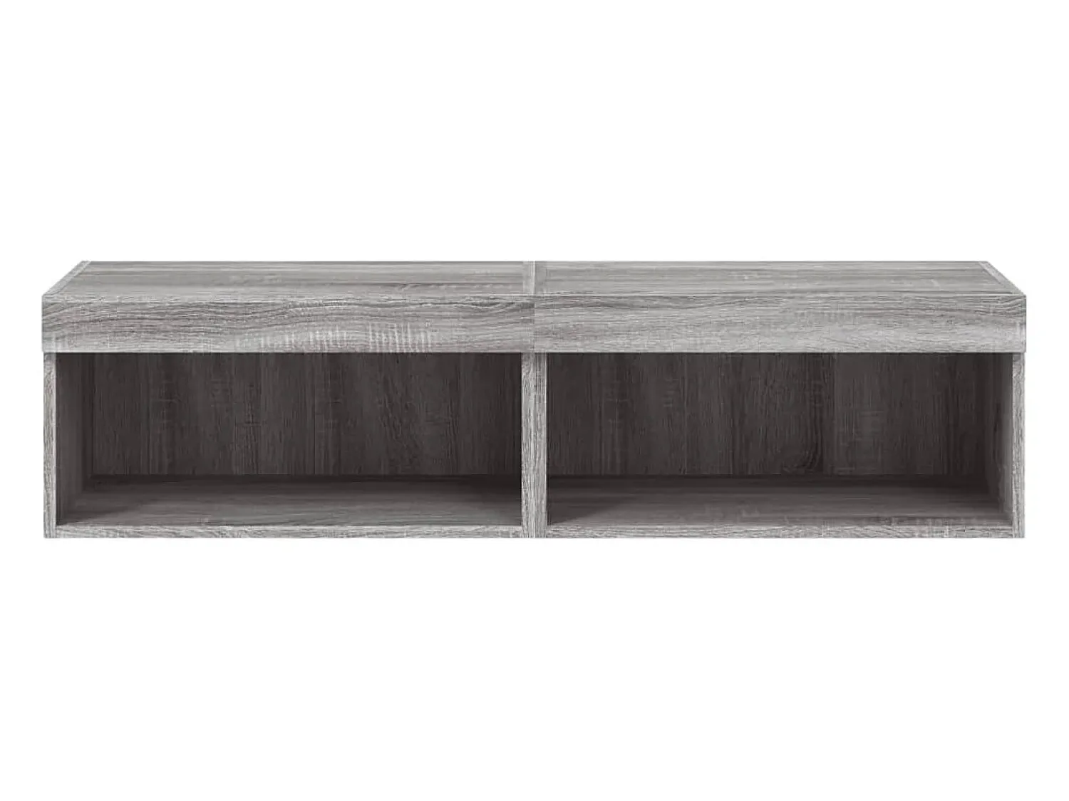 vidaxl Móveis de TV com luzes LED 2 pcs 60x30x30 cm sonoma^ Móvel De Tv