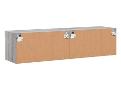 vidaxl Móveis de TV com luzes LED 2 pcs 60x30x30 cm sonoma^ Móvel De Tv