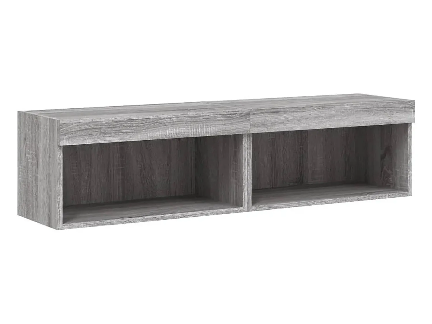 vidaxl Móveis de TV com luzes LED 2 pcs 60x30x30 cm sonoma^ Móvel De Tv
