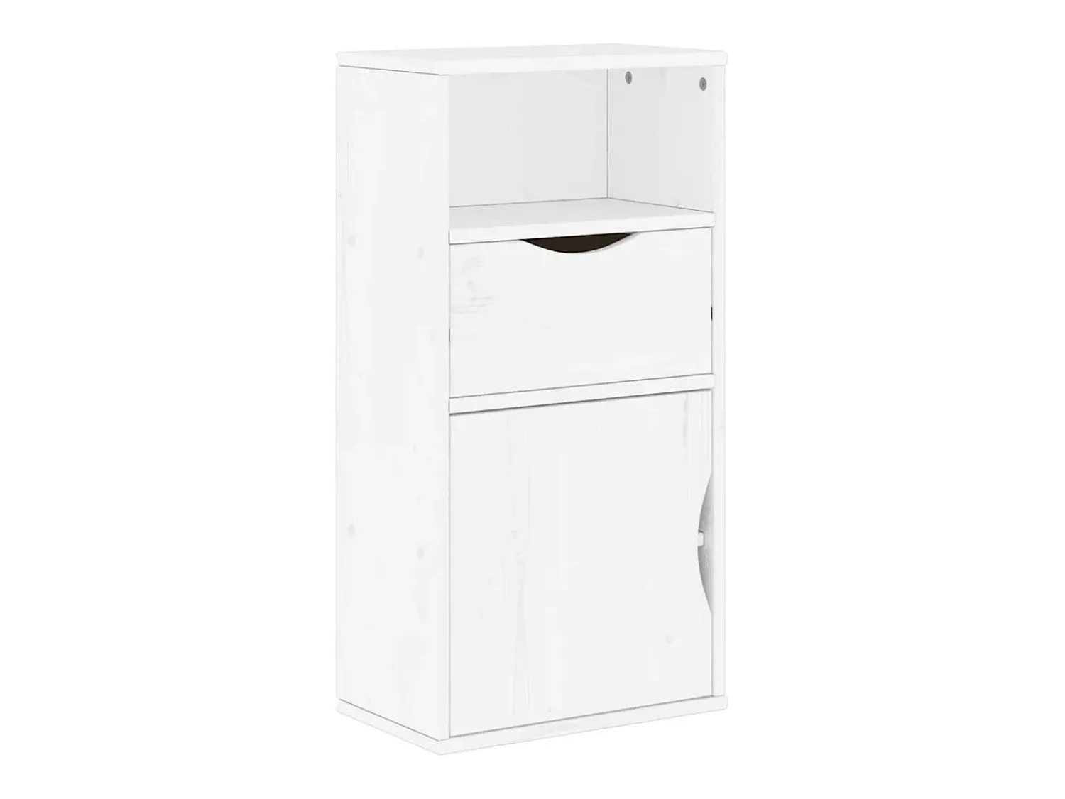 Móvel De Tv*vidaxl Móveis de TV de 5 peças com arrumação madeira de pinho maciça Branco