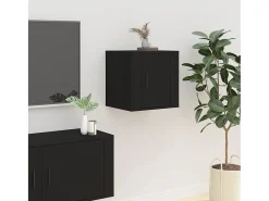 Móvel De Tv* Móveis de TV de parede 2 pcs 40x34,5x40 cm PT173015 Preto