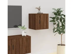 Móvel De Tv* Móveis de TV de parede 2 pcs 40x34,5x40 cm carvalho PT103696 Castanho