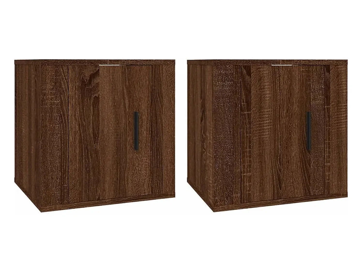 Móvel De Tv* Móveis de TV de parede 2 pcs 40x34,5x40 cm carvalho PT103696 Castanho