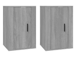Móvel De Tv* Móveis de TV de parede 2 pcs 40x34,5x60 cm sonoma PT463802 Cinzento