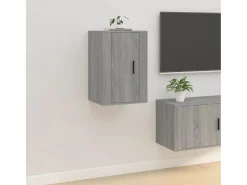 Móvel De Tv* Móveis de TV de parede 2 pcs 40x34,5x60 cm sonoma PT463802 Cinzento
