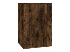 Móvel De Tv| Móveis de TV de parede 2 pcs 40x34,5x60 cm carvalho fumado PT587977 Castanho