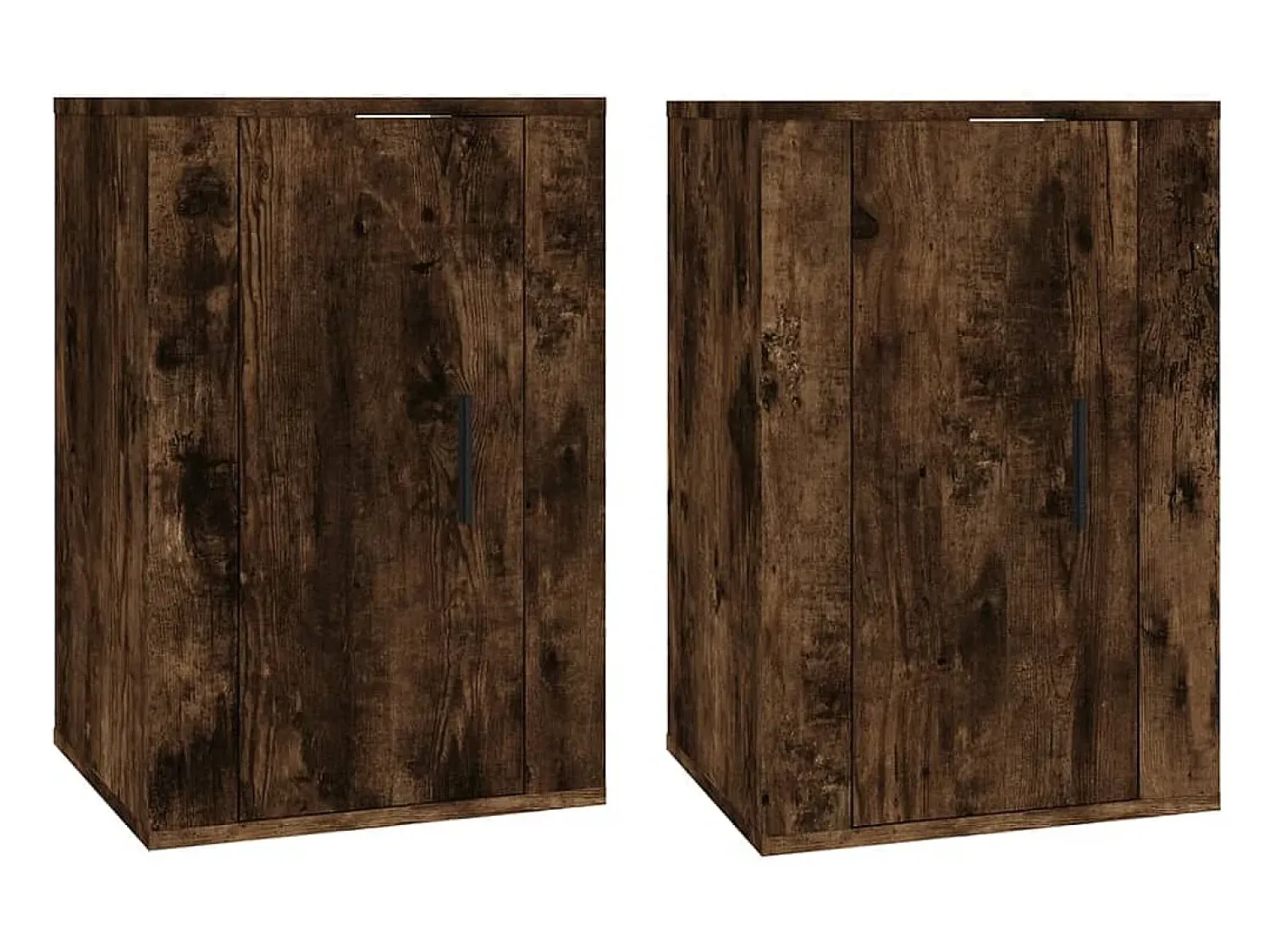 Móvel De Tv| Móveis de TV de parede 2 pcs 40x34,5x60 cm carvalho fumado PT587977 Castanho
