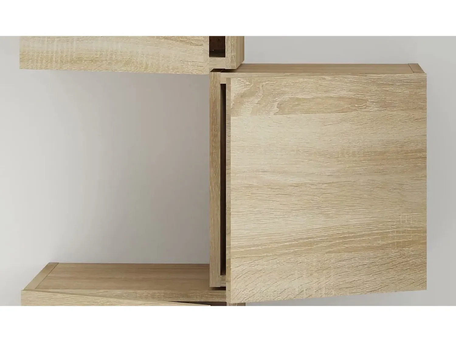 vidaxl Móveis de TV de parede 4 pcs 30,5x30x30 cm carvalho sonoma^ Móvel De Tv