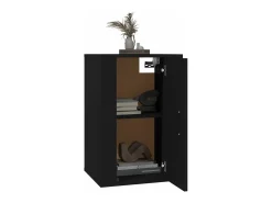 Móvel De Tv* Móveis de TV de parede 2 pcs 40x34,5x60 cm PT986867 Preto