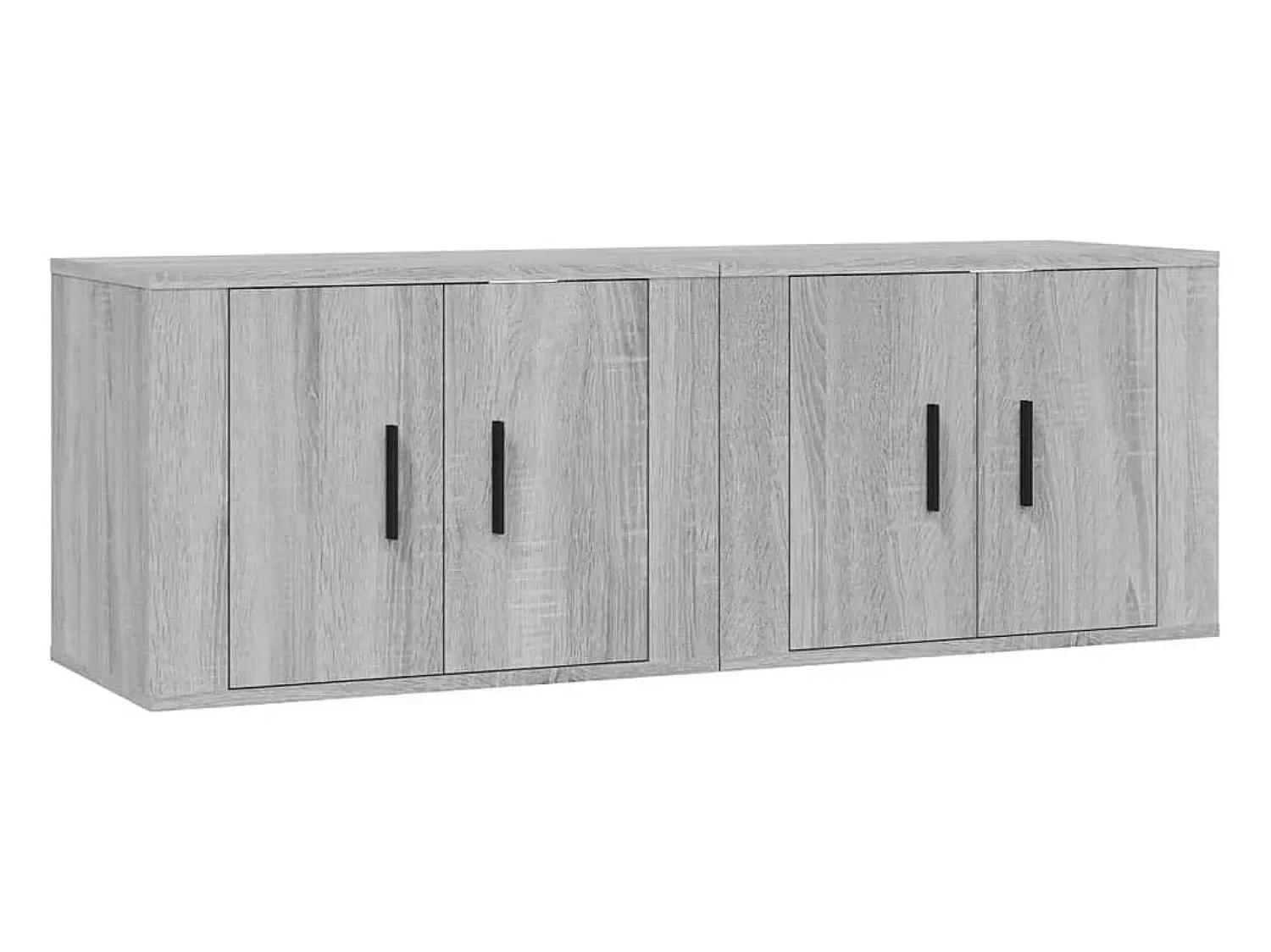Móvel De Tv| Móveis de TV de parede 2 pcs 57x34,5x40 cm sonoma PT749577 Cinzento