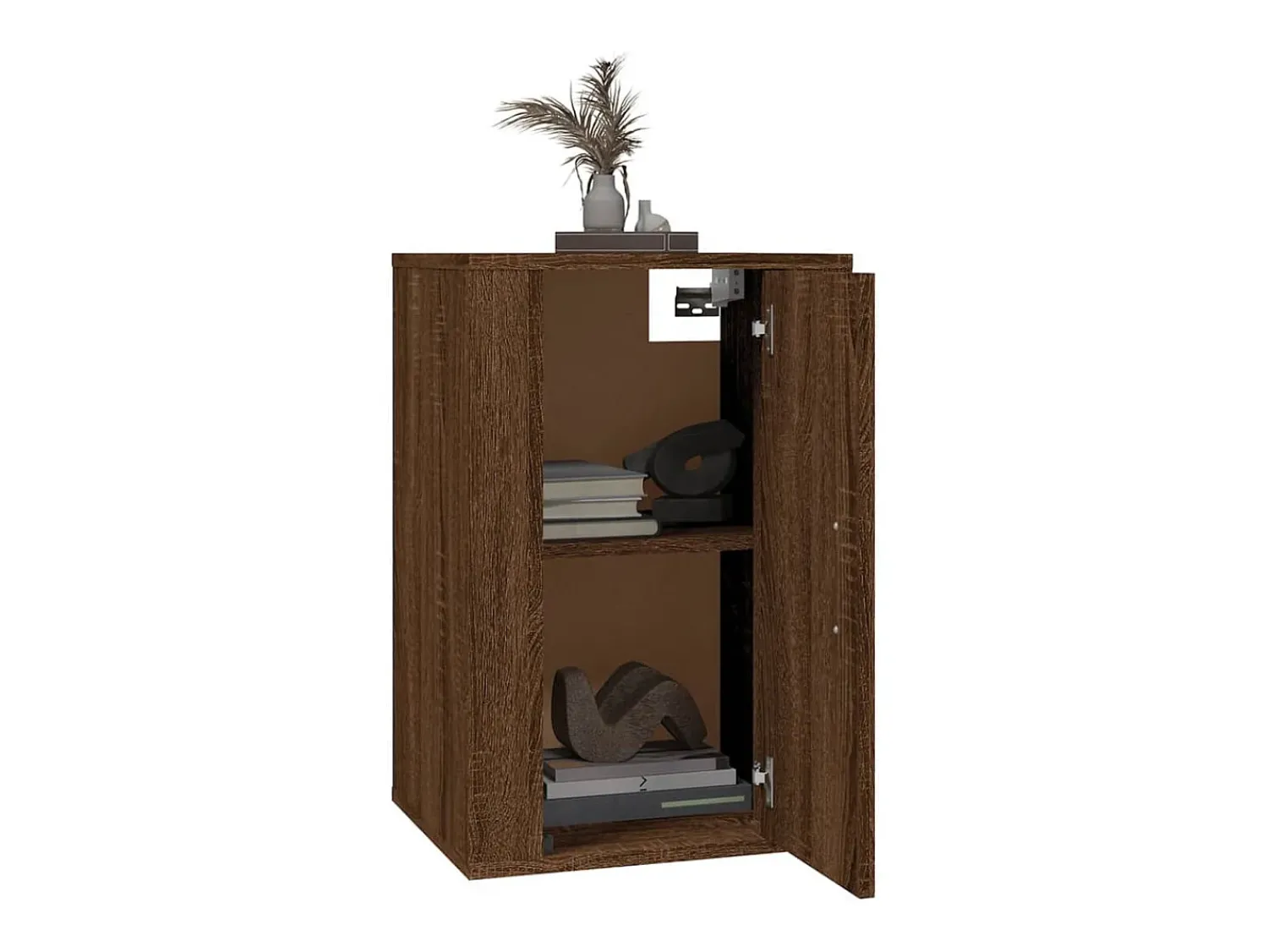 Móvel De Tv* Móveis de TV de parede 2 pcs 40x34,5x60 cm carvalho PT733016 Castanho