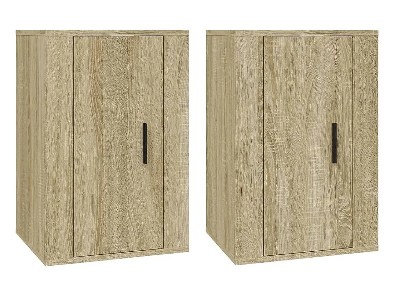 Móvel De Tv* Móveis de TV de parede 2 pcs 40x34,5x60 cm carvalho sonoma PT382421 Castanho