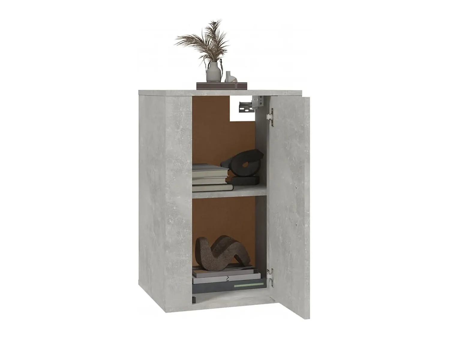Clearance Móveis de TV de parede 2 pcs 40x34,5x60 cm -cimento PT986625 Cinzento