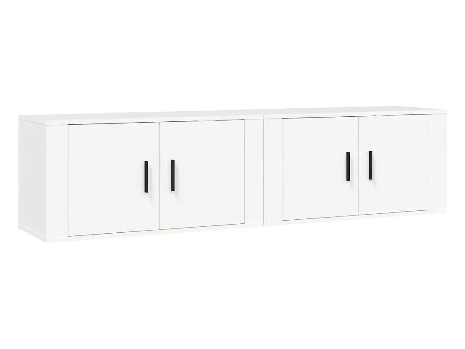 Móveis de TV de parede 2 pcs 80x34,5x40 cm PT684263^ Móvel De Tv