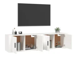 Móveis de TV de parede 2 pcs 80x34,5x40 cm PT684263^ Móvel De Tv
