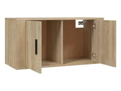 vidaxl Móveis de TV de parede 2 pcs 80x34,5x40 cm carvalho sonoma^ Móvel De Tv