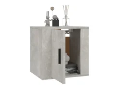Móveis de TV de parede 2 pcs 40x34,5x40 cm cimento PT734246^ Móvel De Tv
